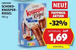 Hofer Choceur Schoko-Knusper-Riegel Angebot