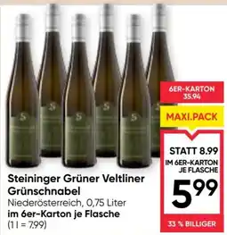 Maximarkt Steininger Grüner Veltliner Grünschnabel Angebot