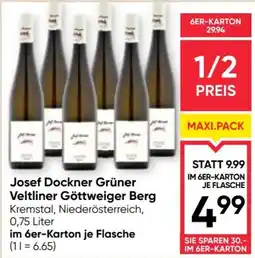 Maximarkt Josef Dockner Grüner Veltliner Göttweiger Berg Angebot