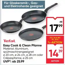 Maximarkt Tefal Easy Cook & Clean Pfanne Angebot