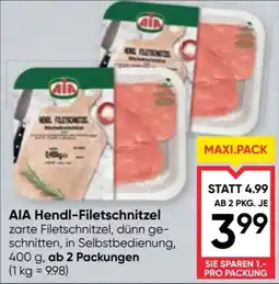 Maximarkt AIA Hendl-Filetschnitzel Angebot