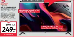 Maximarkt Sharp LED TV 43GL4260E UHD Angebot