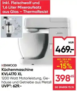 Maximarkt Kenwood Küchenmaschine KVL4170 XL Angebot