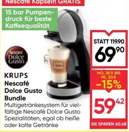 Maximarkt KRUPS Nescafé Dolce Gusto Bundle Angebot