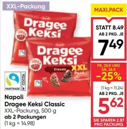 Maximarkt Napoli Dragee Keksi Classic Angebot