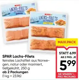 Maximarkt SPAR Lachs-Filets Angebot