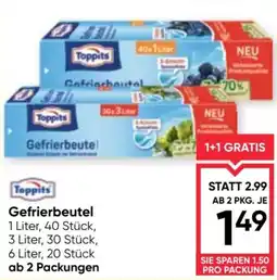 Maximarkt Toppits Gefrierbeutel Angebot