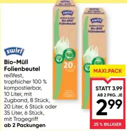 Maximarkt swirl Bio-Müll Folienbeutel Angebot