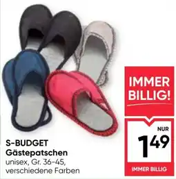 Maximarkt S-Budget Gästepatschen Angebot