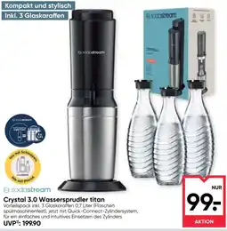 Maximarkt Sodastream Crystal 3.0 Wassersprudler titan Angebot