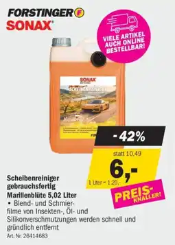 Forstinger Sonax Scheibenreiniger Marillenblüte Angebot