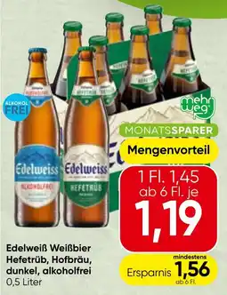 Spar Edelweiß Weißbier Angebot