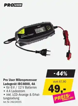 Forstinger Pro User Mikroprozessor Ladegerät IBC4000 Angebot