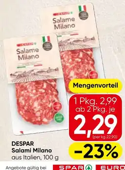 Spar Salami Milano Angebot