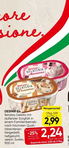 Spar DESPAR Eis Angebot
