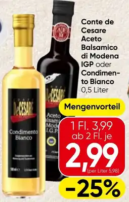 Spar Conte de Cesare Condimento Bianco Angebot