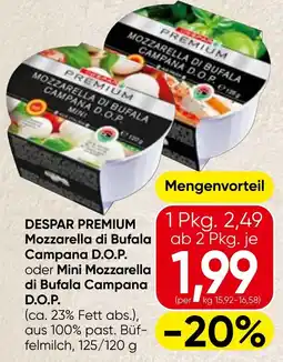 Spar Despar Premium Mozzarella di Bufala Campana D.O.P. Angebot