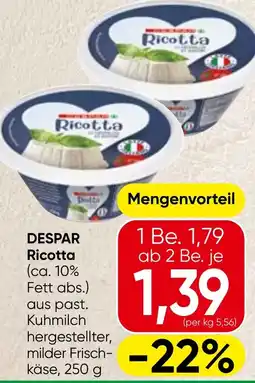 Spar Despar Ricotta Angebot