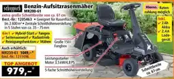 Norma Scheppach Benzinaufsitzrasenmäher MR200-61 Angebot