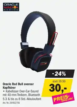 Forstinger Oracle Red Bull overear Kopfhörer Angebot