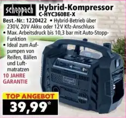 Norma Scheppach Hybrid-Kompressor C-HYC360BE-X Angebot