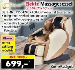 Norma Elektr. Massagesessel Angebot