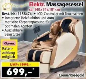 Norma Elektr. Massagesessel Angebot