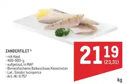 Metro Zanderfilet Angebot