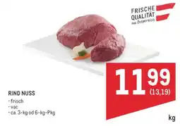 Metro Rind Nuss Angebot