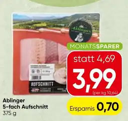 Spar Ablinger 5-fach Aufschnitt Angebot