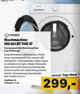 Cosmos Indesit Waschmaschine IMA 864 MY TIME AT Angebot