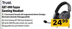 Cosmos Trust GXT 490 Fayzo Gaming Headset Angebot