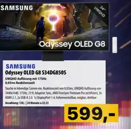 Cosmos Samsung Odyssey OLED G8 S34DG850S Angebot