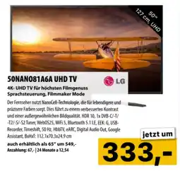Cosmos 50NANO81A6A UHD TV Angebot