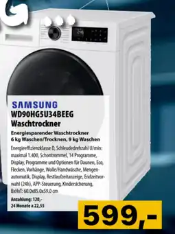 Cosmos Samsung Waschtrockner Angebot