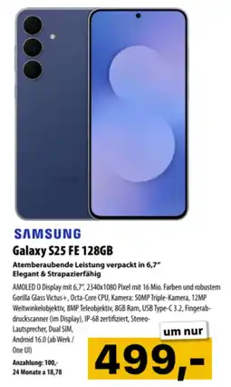 Cosmos Samsung Galaxy S25 FE 128GB Angebot