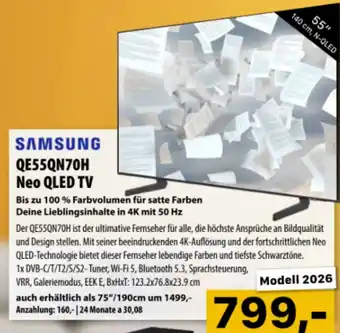 Samsung QE55QN70H Neo QLED TV