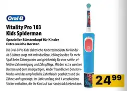 Cosmos Oral-B Vitality Pro 103 Kids Spiderman Angebot