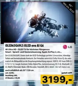 Cosmos LG OLED65G69LS OLED evo Al G6 Angebot