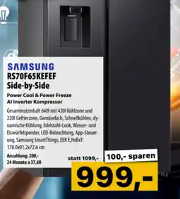 Cosmos SAMSUNG RS70F65KEFEF Side-by-Side Angebot