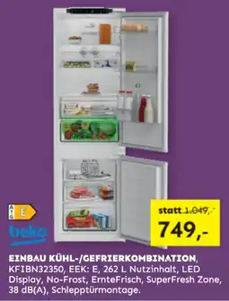 Möbel Ludwig Einbau Kühl-/Gefrierkombination Beko Angebot