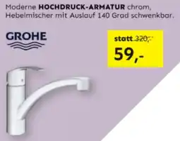 Möbel Ludwig Grohe Hochdruck-Armatur Angebot
