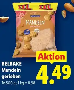 Lidl Belbake Mandeln gerieben Angebot