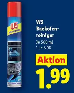 Lidl W5 Backofen-reiniger Angebot