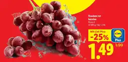 Lidl Trauben rot kernlos Angebot