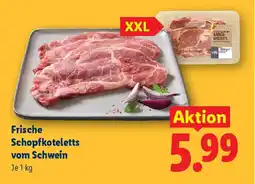 Lidl Frische Schopfkoteletts vom Schwein Angebot