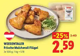 Lidl Wiesentaler Frische Maishendl Flügel Angebot