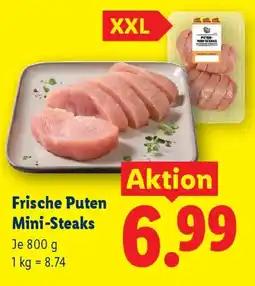 Lidl Frische Puten Mini-Steaks Angebot