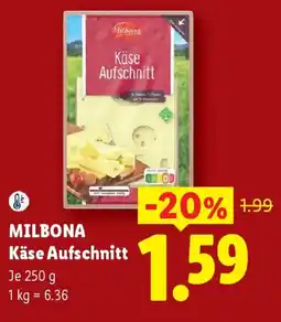 Lidl Milbona Käse Aufschnitt Angebot