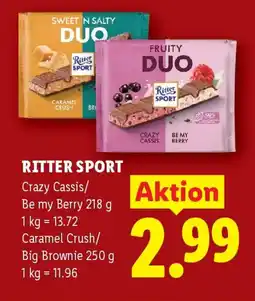 Lidl Ritter Sport Crazy Cassis/Be my Berry Angebot